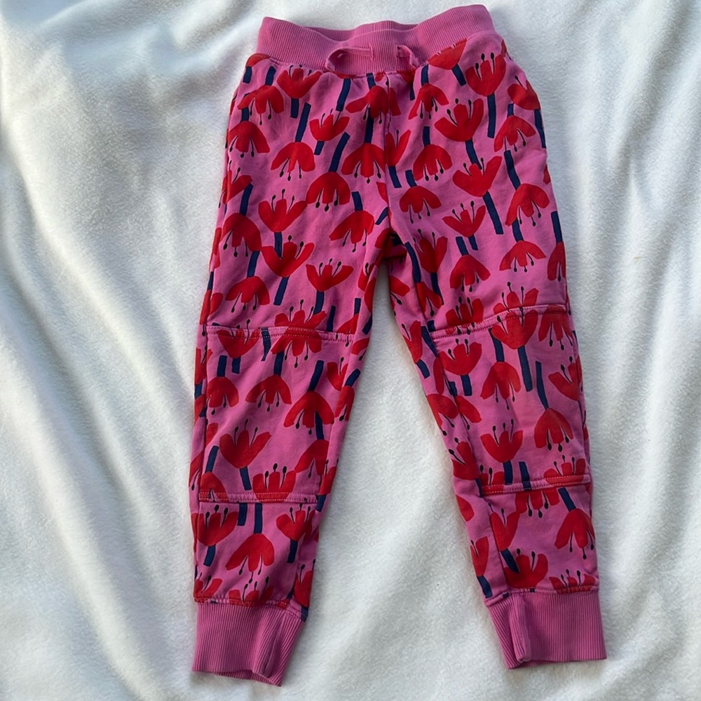 Hanna Andersson size 5 (110cm) joggers, pink floral